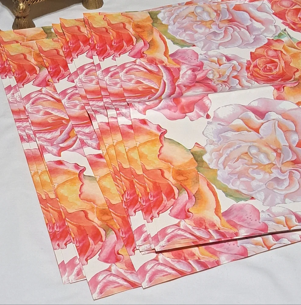 20 Designer Mailers Watercolor Blossoms 10 X 13 Poly Mailers Plus Extra's